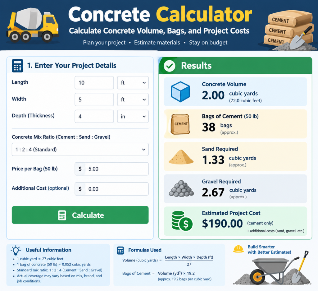 Concrete Calculator